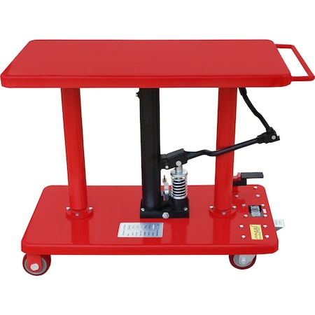 Pake Handling Tools Low Profile Post Lift Table, 1000 Lb. Cap., 36x18 Platform, 30 to 48 Lift Range PAKMD1048